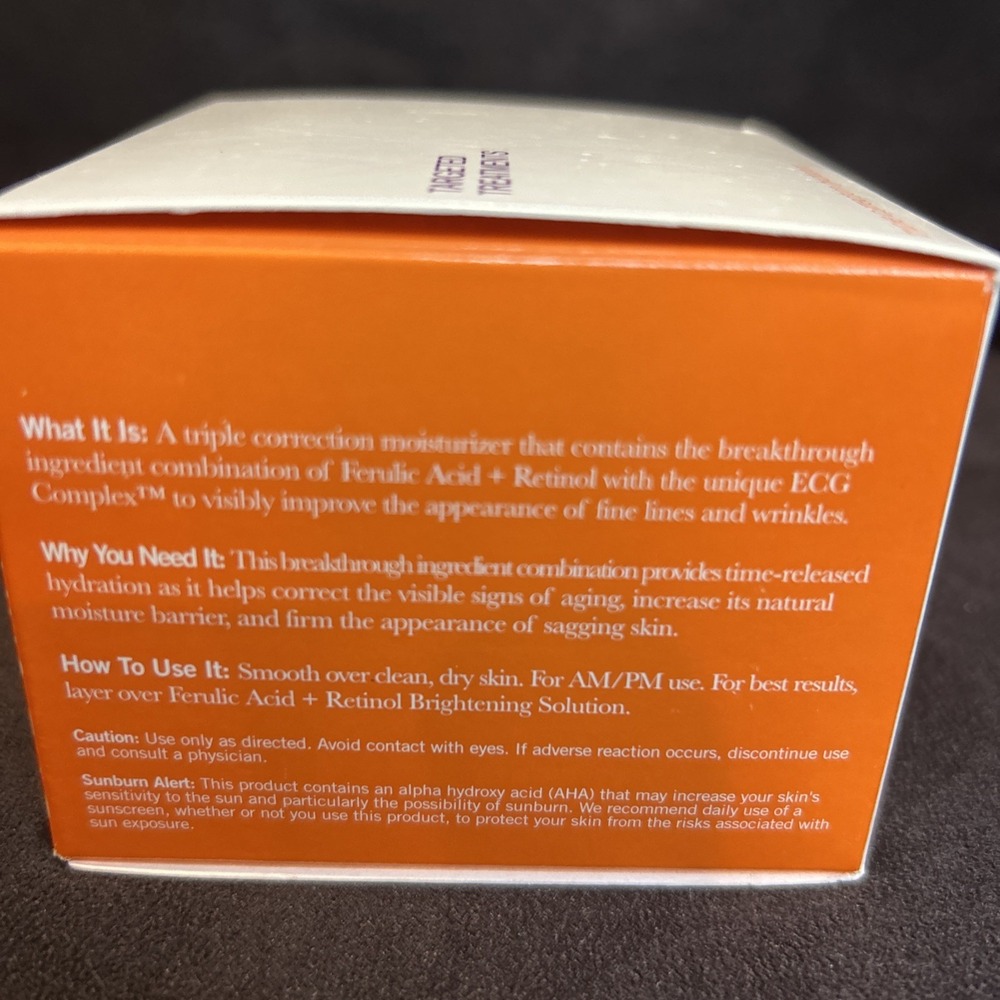 DR DENNIS GROSS FERULIC ACID + RETINOL ANTI AGING MOISTURIZER  1.7 OZ BOXED Rare - Picture 4 of 7